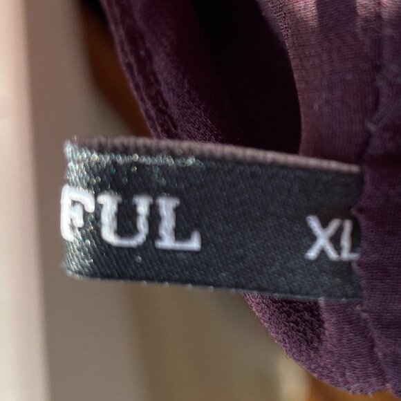 Purple to Red ombre Flowy backless maxi dress XL by Zaful - Picture 8 of 8